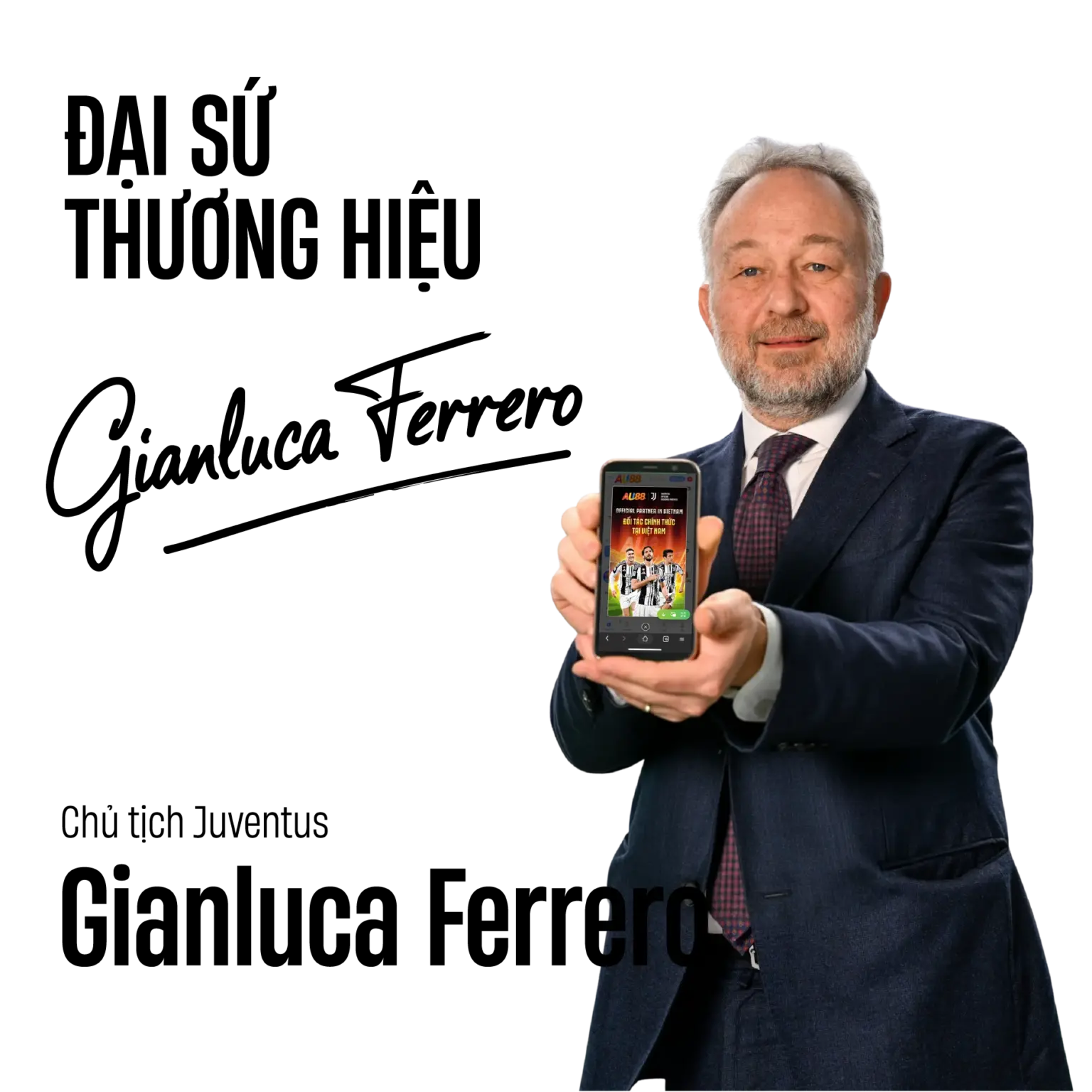 Chủ tịch Juve đại sứ thương hiệu xn88