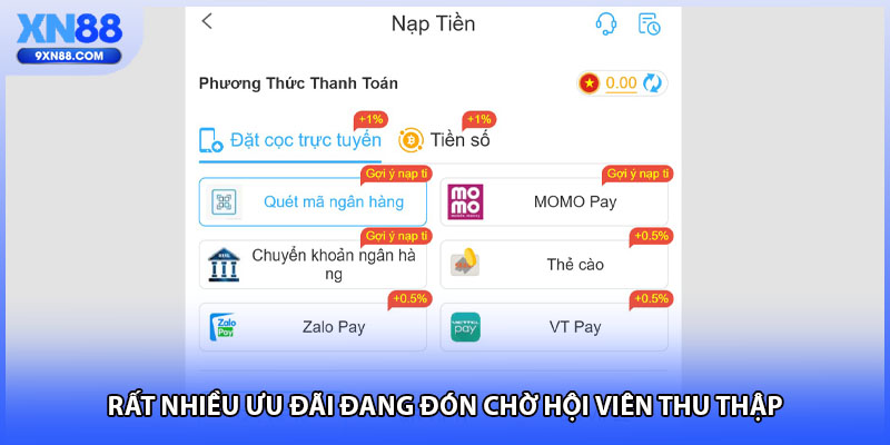Rất nhiều ưu đãi đang đón chờ hội viên thu thập